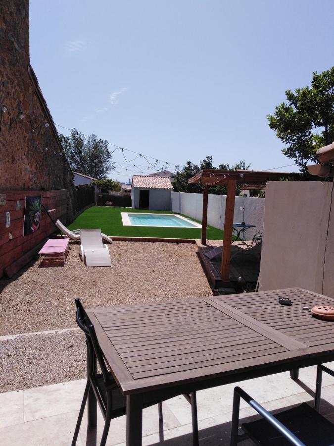 Maison A Bizanet Avec Piscine Dış mekan fotoğraf